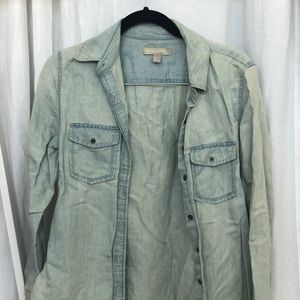 Denim Button Up- Never Worn!